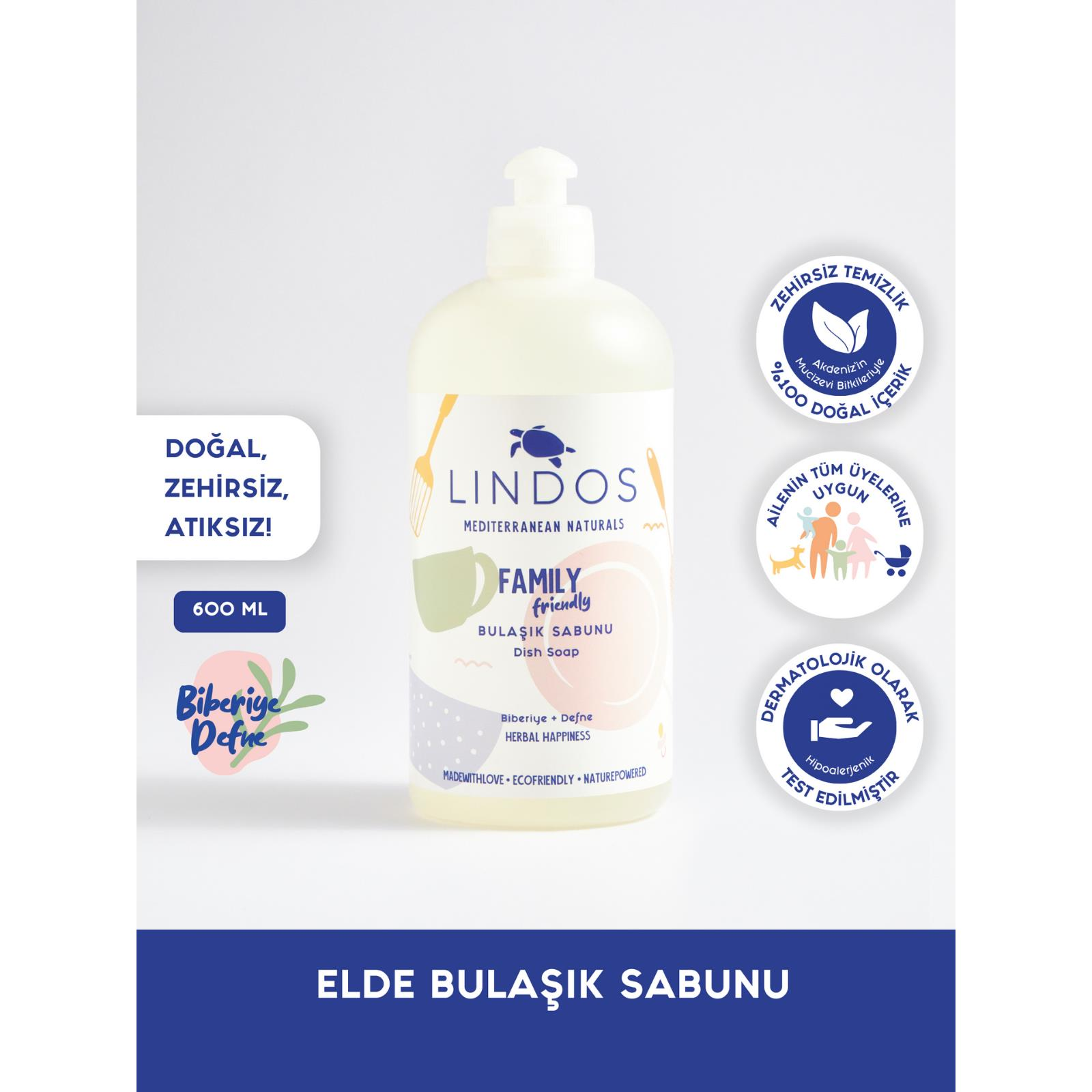 Elde Bulaşık Sabunu -Biberiye Defne- 600 ml