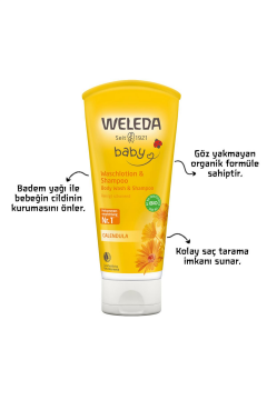 Weleda Calendula Organik Saç ve Vücut Şampuanı 200ml