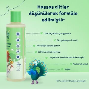 Childs Farm Elma ve Armut Özlü 2 in 1 Şampuan ve Saç Kremi 250 ml
