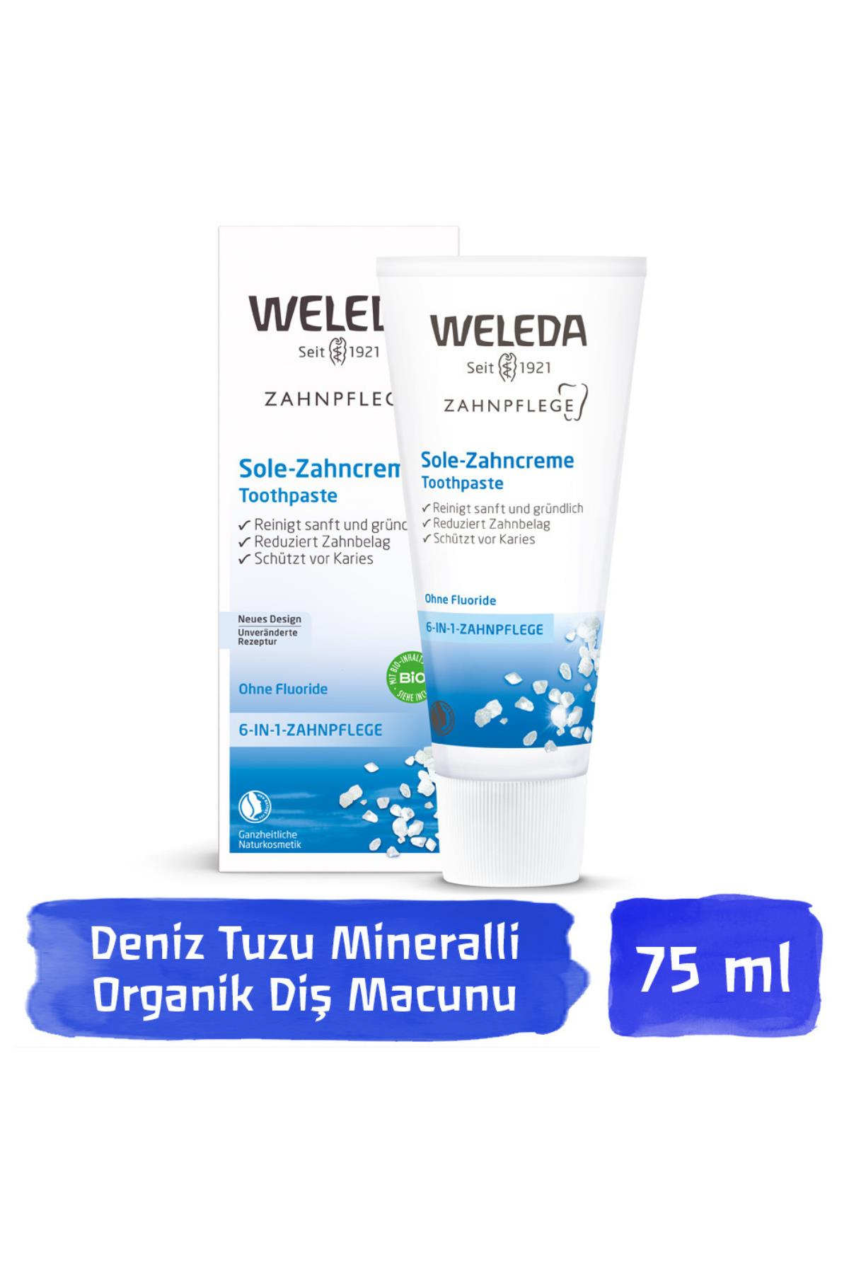 Weleda Deniz Tuzu Mineralli Organik Diş Macunu 75ml