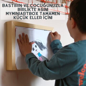 Myminibaby Ahşap Oyuncak Etkinlik Resim Çerçeve Artbox Meşe Ağacı