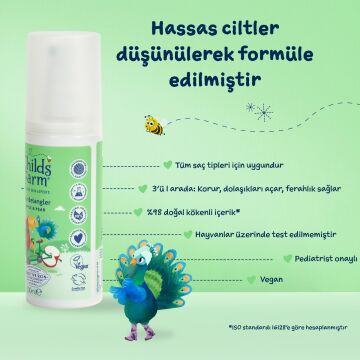 Childs Farm Elma ve Armut Özlü Avantajlı 2’li Saç Bakım Seti – Şampuan&Saç Kremi+Kolay Tarama Spreyi