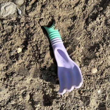 Scrunch Tırmık Lila/Yeşil