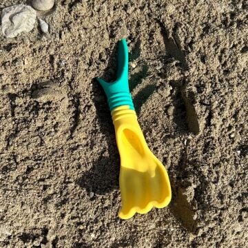 Scrunch Tırmık Sarı/Yeşil