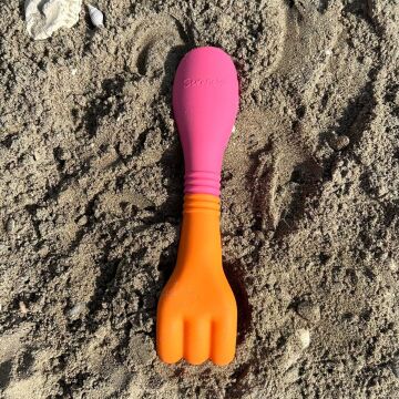 Scrunch Tırmık Turuncu/Pembe