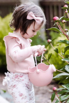 Scrunch Katlanabilir Su Kovası Pembe
