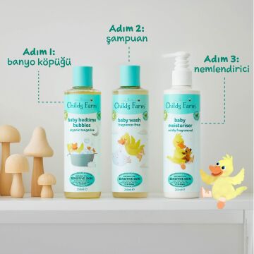 Childs Farm Organik Mandalina Özlü Uyku Öncesi Bebek Banyo Köpüğü 250ml