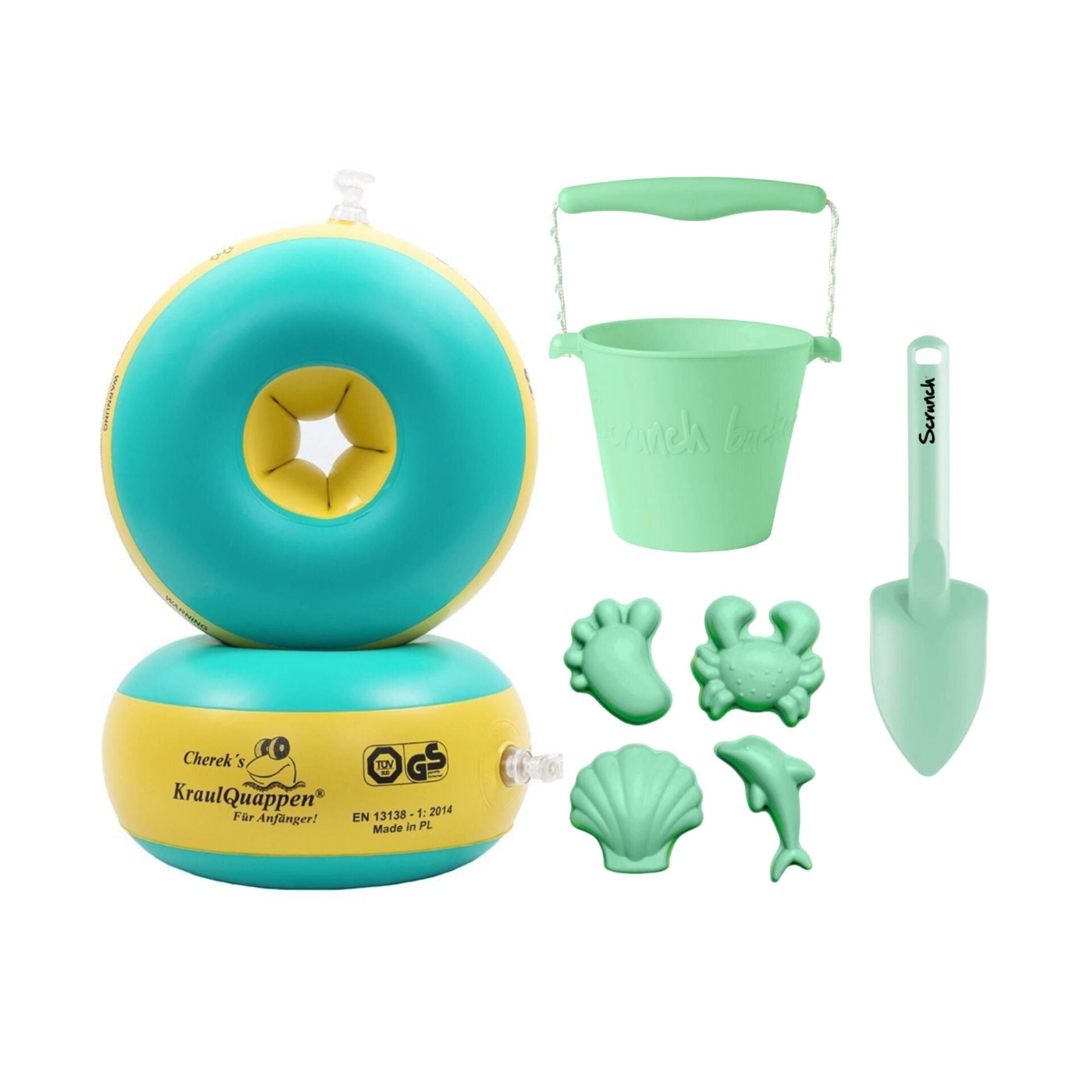 Deniz Yıldızı (Kolluk ve Katlanabilir Kum Seti - Yeşil)