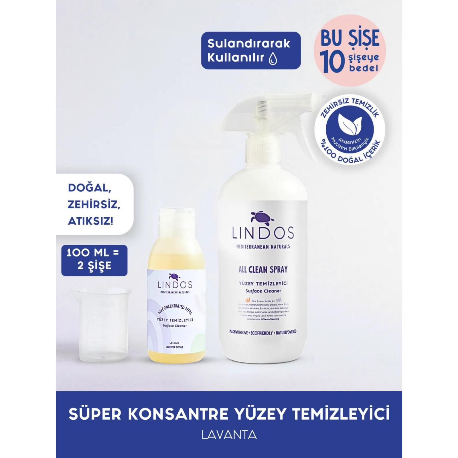 Süper Konsantre Yüzey Temizleyici-Lavanta- 100 ml