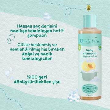 Childs Farm Parfüm İçermeyen Bebek Şampuan 250ml
