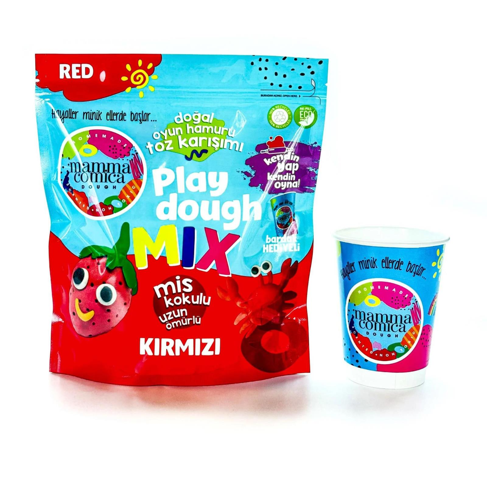 Mammacommica Kendin Yap Oyun Hamuru Kırmızı