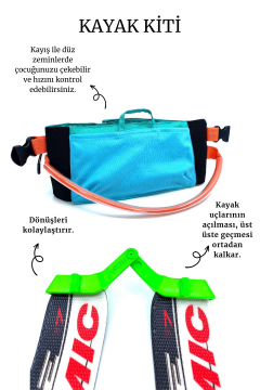 Kayak Kiti (Çocuk Kayak Kemeri ve Yeşil Bağlantı Adaptörü)