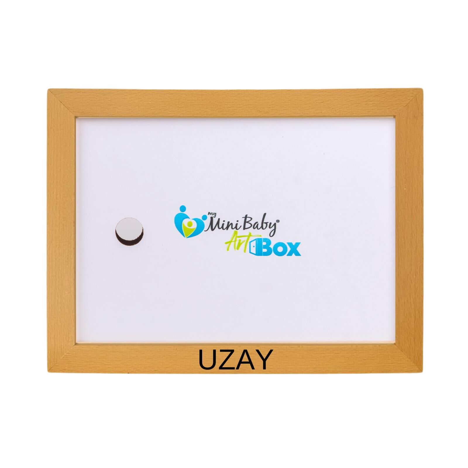 İsme Özel Myminibaby Ahşap Oyuncak Etkinlik Resim Çerçeve Artbox Kayın Ağacı - İsme Özel