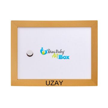 İsme Özel Myminibaby Ahşap Oyuncak Etkinlik Resim Çerçeve Artbox Kayın Ağacı - İsme Özel