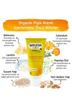 Weleda Calendula Organik Pişik Kremi 75ml