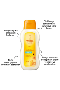 Weleda Calendula Organik Temizleyici ve Nemlendirici Banyo Kremi 200ml