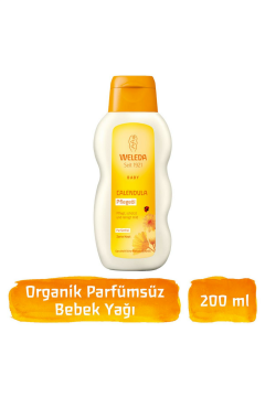 Weleda Calendula Organik Parfümsüz Bebek Yağı 200ml