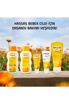 Weleda Calendula Organik Parfümsüz Bebek Yağı 200ml