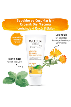 Weleda Bebek ve Çocuklar için Organik Diş Macunu 50ml