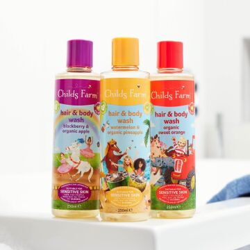 Childs Farm Organik Tatlı Portakal Özlü Çocuk Saç ve Vücut Şampuanı 500ml
