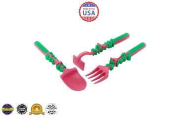 Bahçe Perisi Gereçleri 3'lü Yemek Seti