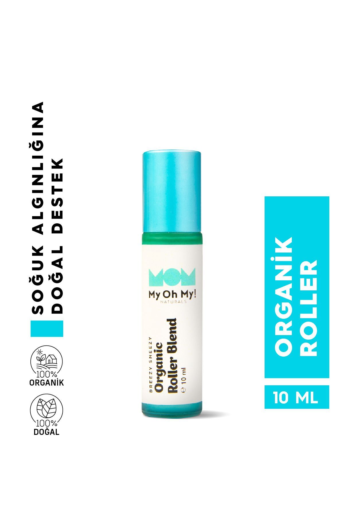 My Oh My! Naturals Breezy Sneezy Soğuk Algınlığına Destek Organik Roller