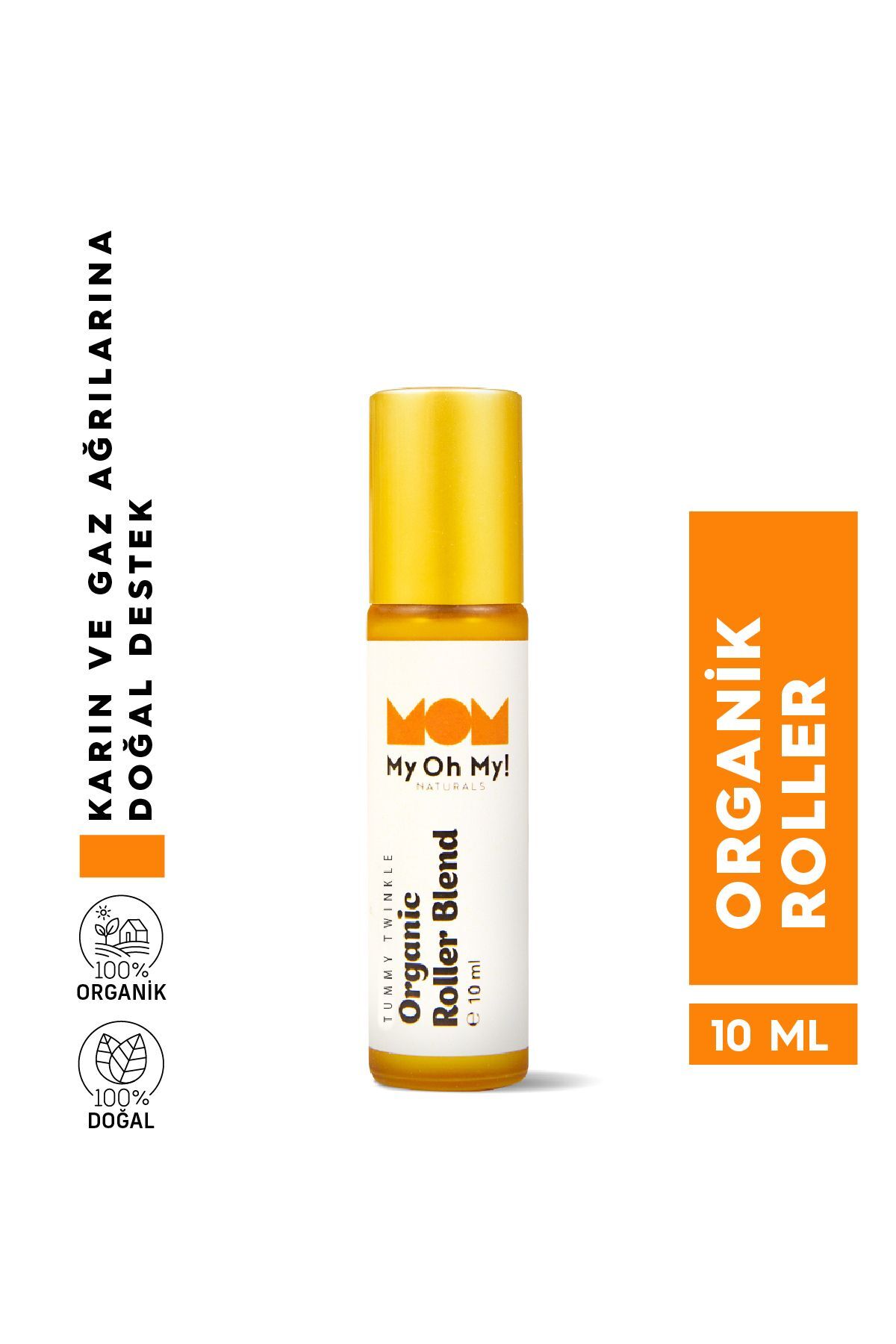 My Oh My! Naturals Tummy Twinkle Karın ve Gaz Ağrılarına Destek Organik Roller