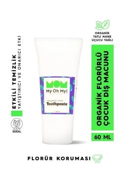 My Oh My! Naturals Spearmint Shine Florürlü Organik Çocuk Diş Macunu