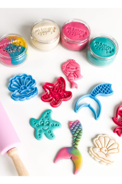 Ahşap Merdaneli-Deniz Kızı Seti