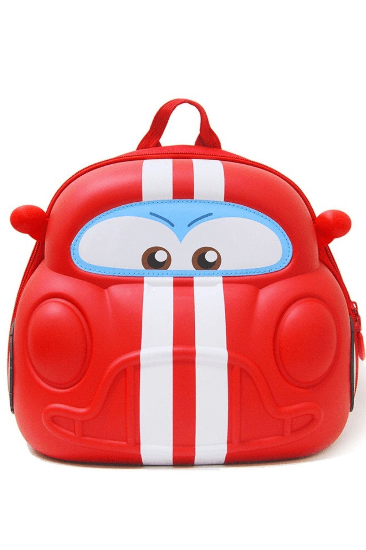 Çocuk Kırmızı Car Anaokulu Sırt Çantası