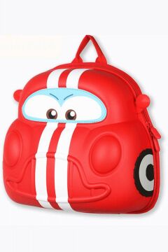 Çocuk Kırmızı Car Anaokulu Sırt Çantası