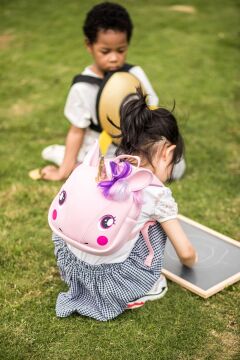 Çocuk Pembe Unicorn Anaokulu Sırt Çantası