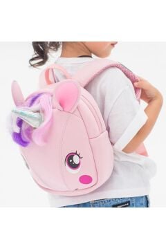 Çocuk Pembe Unicorn Anaokulu Sırt Çantası