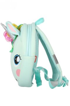 Çocuk Mint Yeşili Unicorn Anaokulu Sırt Çantası
