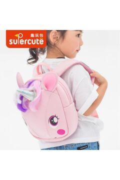 Çocuk Mint Yeşili Unicorn Anaokulu Sırt Çantası