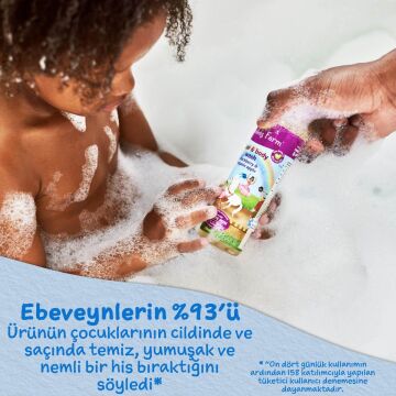 Avantajlı Paket 2'li Böğürtlen Özlü Çocuk Şampuan ve Çilek Özlü Saç Kremi (250ml 2 adet)