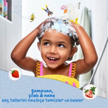 Avantajlı Paket 2'li Çilek ve Organik Nane Özlü Çocuk Şampuan ve Kolay Tarama Spreyi (2 adet)