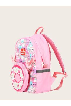 Two In One - Pink Cat (Çocuk Okul Sırt Çantası)