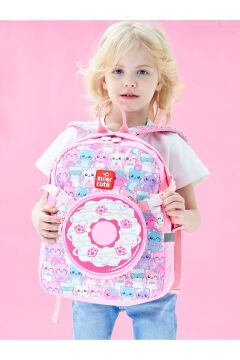 Two In One - Pink Cat (Çocuk Okul Sırt Çantası)