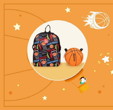 Two In One - Basketball (Çocuk Okul Sırt Çantası)