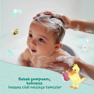 Avantajlı Paket 2'li Parfüm İçermeyen Bebek Şampuanı ve Banyo Köpüğü (250ml 2 adet)