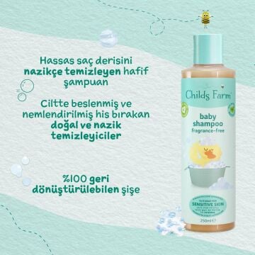 Avantajlı Paket 2'li Parfüm İçermeyen Bebek Şampuanı ve Banyo Köpüğü (250ml 2 adet)