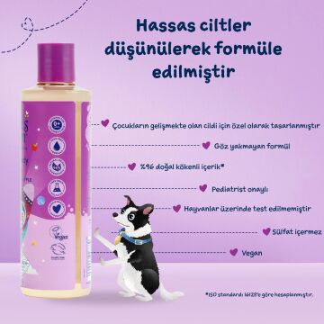 Childs Farm Böğürtlen ve Organik Elma Özlü Çocuk Saç ve Vücut Şampuanı 250ml