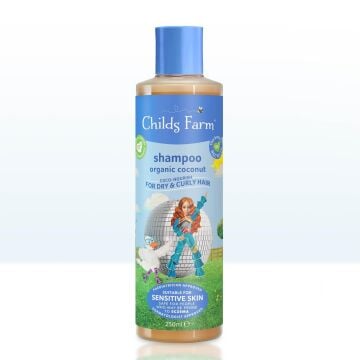 Childs Farm Kuru ve Kıvırcık Saçlar için Hindistan Cevizi Özlü Şampuan 250ml