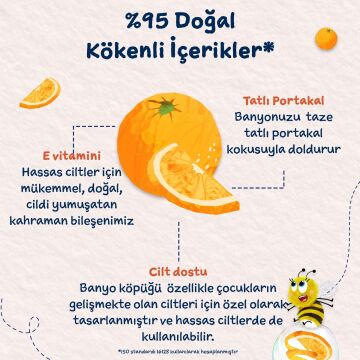 Childs Farm Organik Portakal Çocuk Banyo Köpüğü  250ml