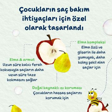 Childs Farm Elma ve Armut Özlü Kolay Tarama Çocuk Saç Spreyi 100ml