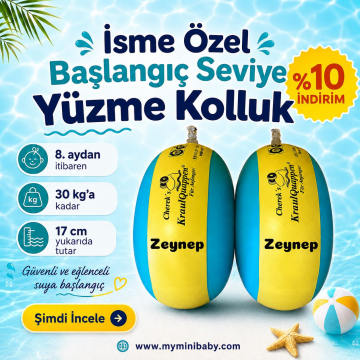 Unique (İsme Özel) Myminibaby Başlangıç Seviye Yüzme Kolluk