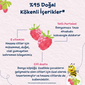 Childs Farm Organik Ahududu Çocuk Banyo Köpüğü  250ml