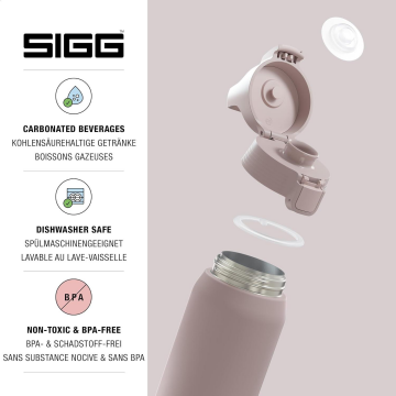 SIGG Termos Özellikli Paslanmaz Çelik Su Matara 0.5L – Dusk