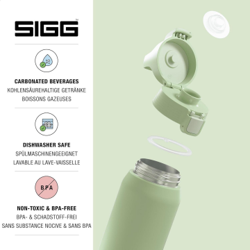 SIGG Termos Özellikli Paslanmaz Çelik Su Matara 0.5L – Green